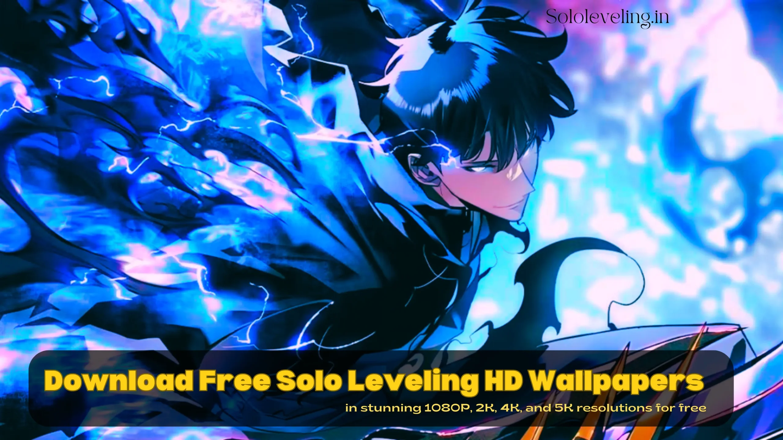 desktop,laptop wallpaper 4k -solo leveling.in download Free HD wallpapers for pc and phone